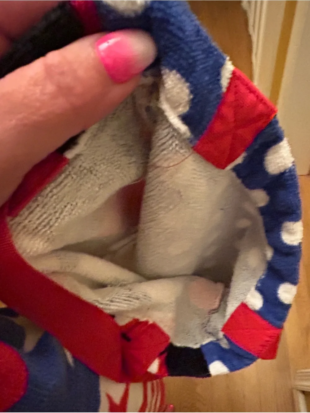 Disney Minnie Mouse Patriotic Beach Towel and Matching Terry Cloth Bag